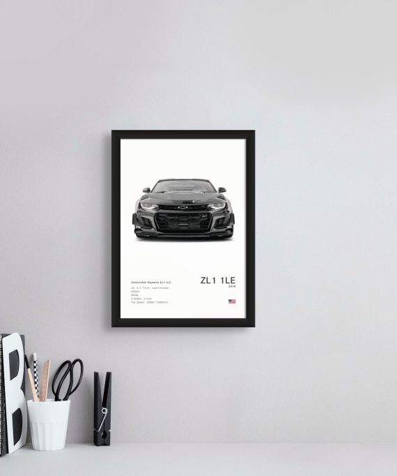 Cuadro 20x30cm - Chevrolet Camaro ZL1 1LE