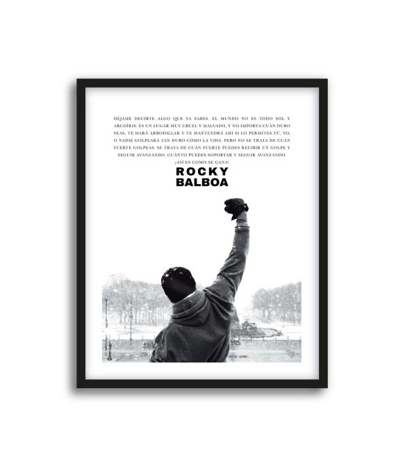 Persistencia en la Adversidad: Rocky Balboa en Escalones