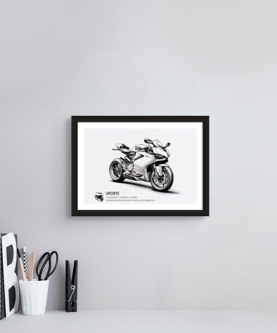 Cuadro 20x30cm - Moto Sports