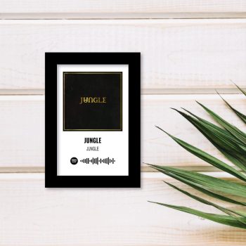 Cuadro de Colección: 10x15 con Código Spotify- Jungle: Jungle