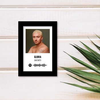 Cuadro de Colección: 10x15 con Código Spotify- Sam Smith: Gloria