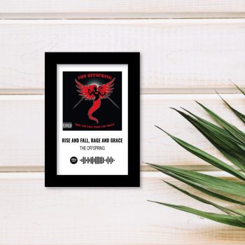 Cuadro de Colección: 10x15 con Código Spotify- The Offspring: Rise and Fall, Rage and Grace
