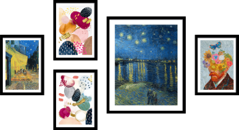 Conjunto de Cuadros Inspirados en Van Gogh