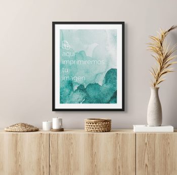 Cuadro Personalizado 40x50 cm con tu Imagen Favorita - Marco Negro