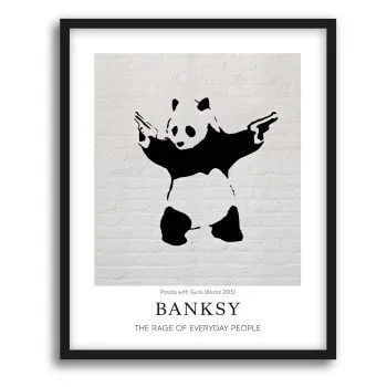 Banksy: Panda with Guns