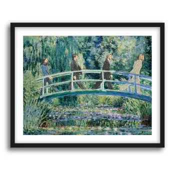 The Beatles en el Jardín de Monet