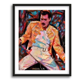 Freddie Mercury: Pasión y Color en Vivo