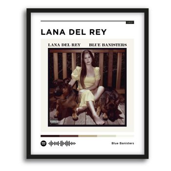 Elegancia Visual: Lana Del Rey Blue Banisters