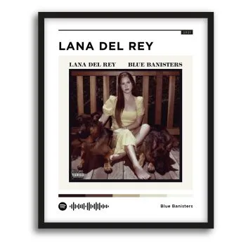 Elegancia Visual: Lana Del Rey Blue Banisters