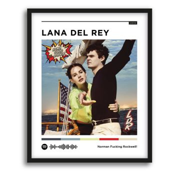 Estilo Icónico: Lana Del Rey Norman Rockwell