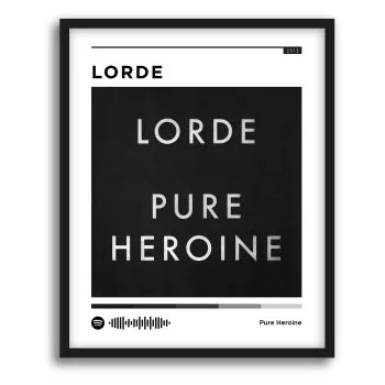Lorde: Pure Heroine Minimalista