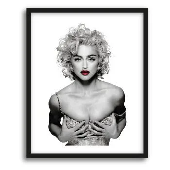 Madonna: La Reina del Pop en Blanco y Negro