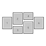 Set de cuadros personalizados Galería Modular – Divinas