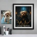 Retrato épico para mascotas estilo Game of Thrones