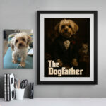 Retrato personalizado de mascota estilo El Padrino – The Petfather