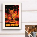 Retrato personalizado de mascota estilo Kill Bill – Kill Pets