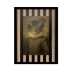Cuadro gato renacentista Conde Felino Mascotas Nobles Divinas