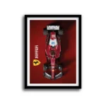 Cuadro Ferrari F1 Speed Icon – Póster decorativo automovilismo Divinas