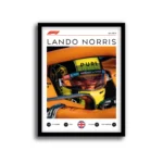 Cuadro Lando Norris McLaren Espíritu McLaren – Decoración automotriz Divinas