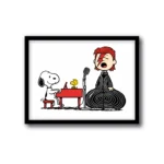 Cuadro Snoopy David Bowie Stardust & Sound – Decoración musical Divinas