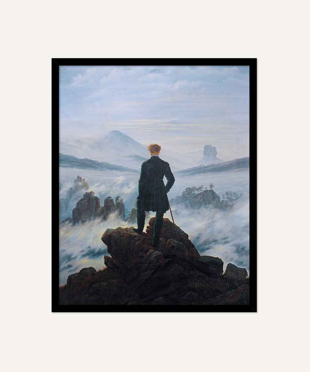 Caminante sobre el Mar de Nubes | Caspar David Friedrich - Imagen 2