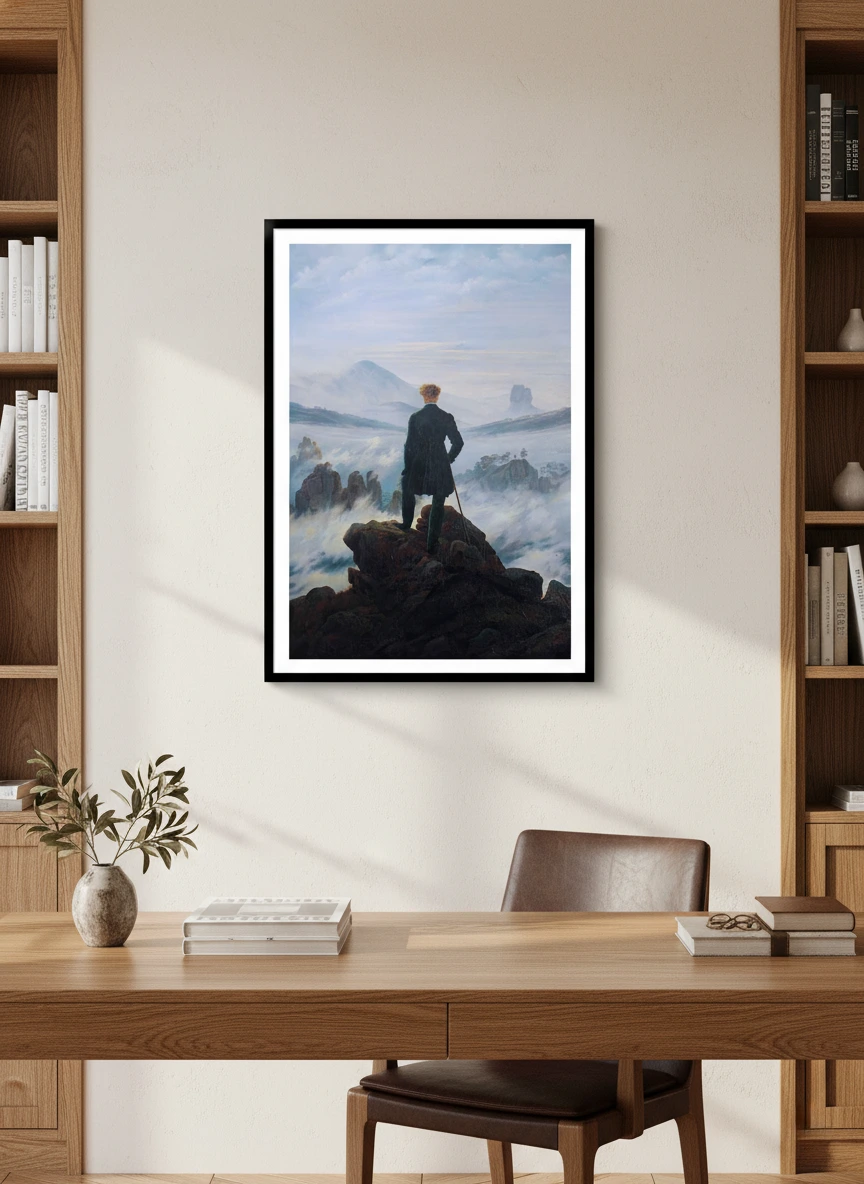 Caminante sobre el Mar de Nubes | Caspar David Friedrich - Imagen 3