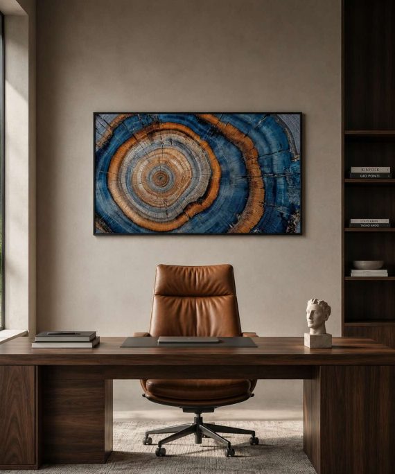 Anillos del Tiempo | Arte Abstracto Orgánico Canvas XL
