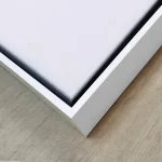 Punto de Equilibrio | Cuadro Abstracto Minimalista Canvas XL - BLANCA