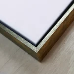 Punto de Equilibrio | Cuadro Abstracto Minimalista Canvas XL - PLATA