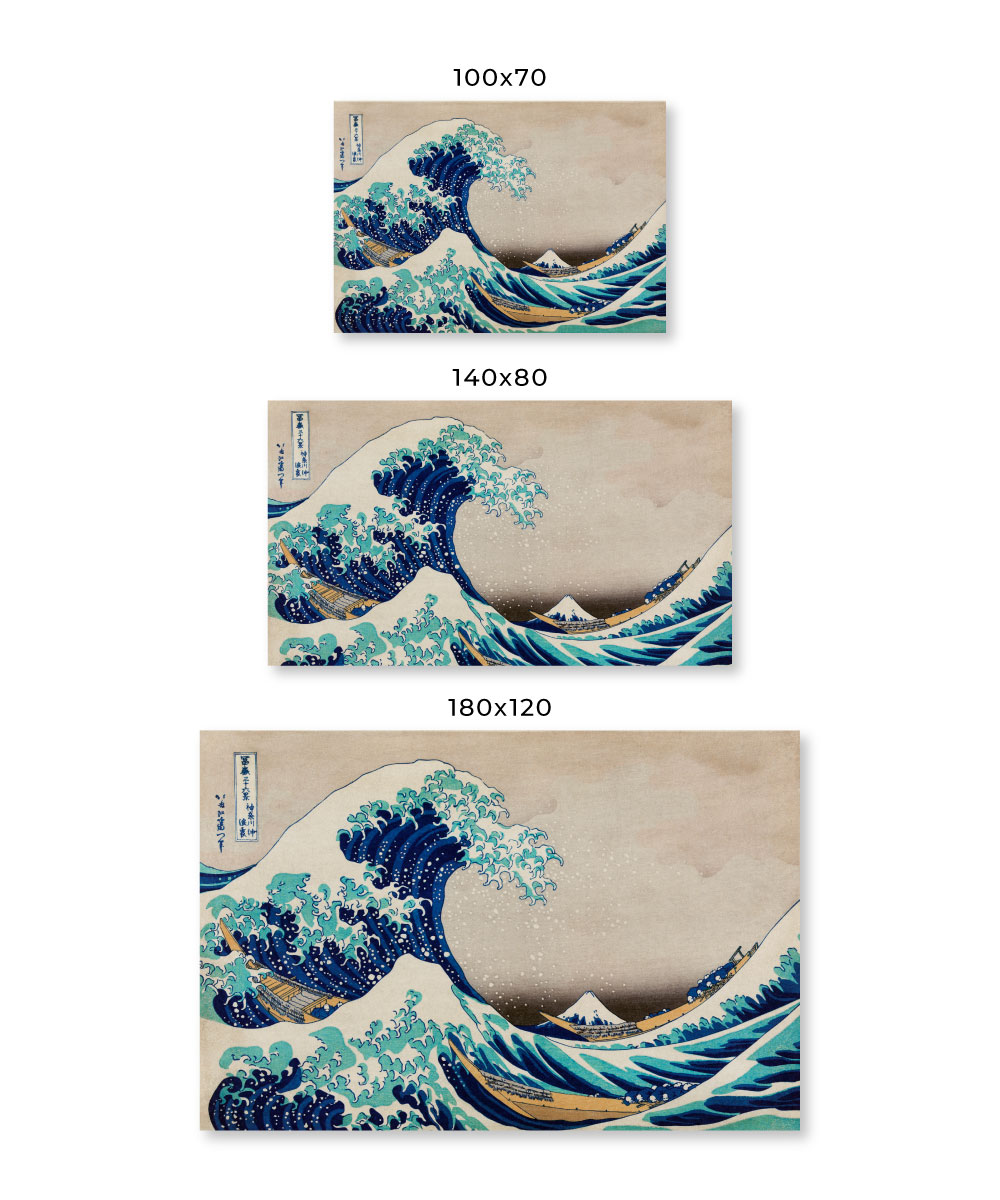 La Gran Ola de Kanagawa | Canvas XL | Katsushika Hokusai - Imagen 3