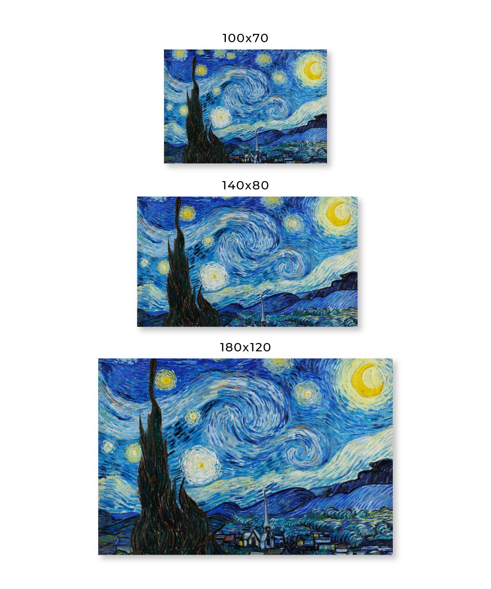 La noche estrellada | Canvas XL | Vincent van Gogh - Imagen 2