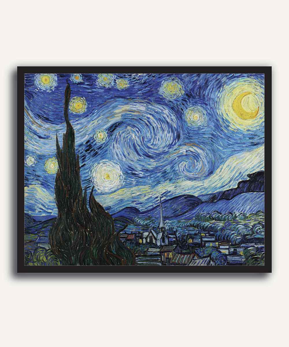 La Noche Estrellada – Vincent van Gogh | Reproducción de Arte Clásico - Imagen 2