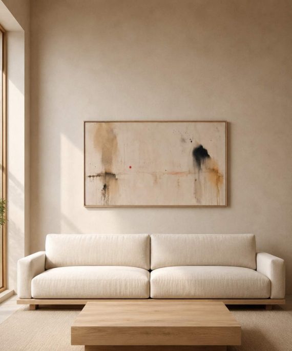 Punto de Equilibrio | Cuadro Abstracto Minimalista Canvas XL