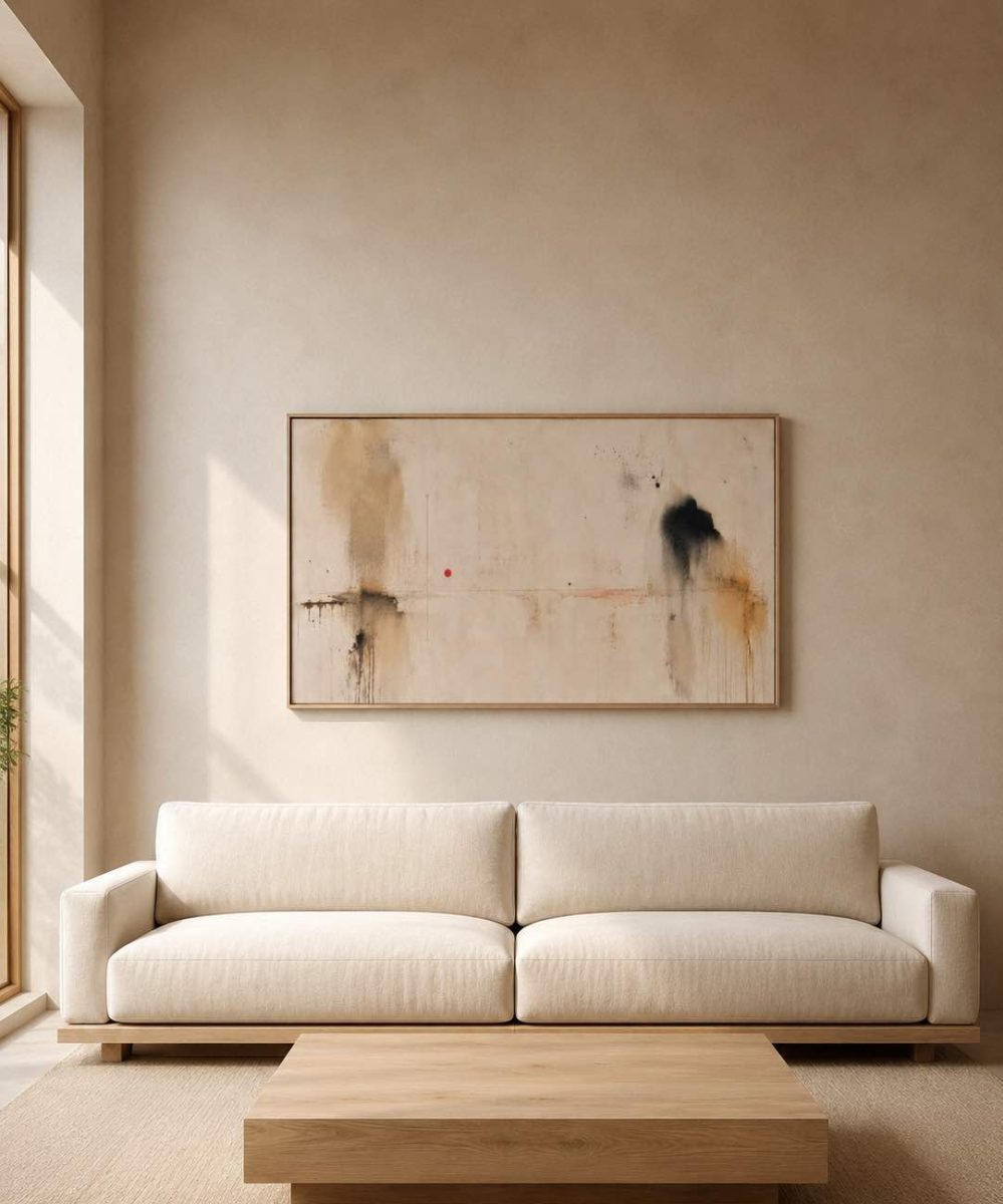 Punto de Equilibrio | Cuadro Abstracto Minimalista Canvas XL