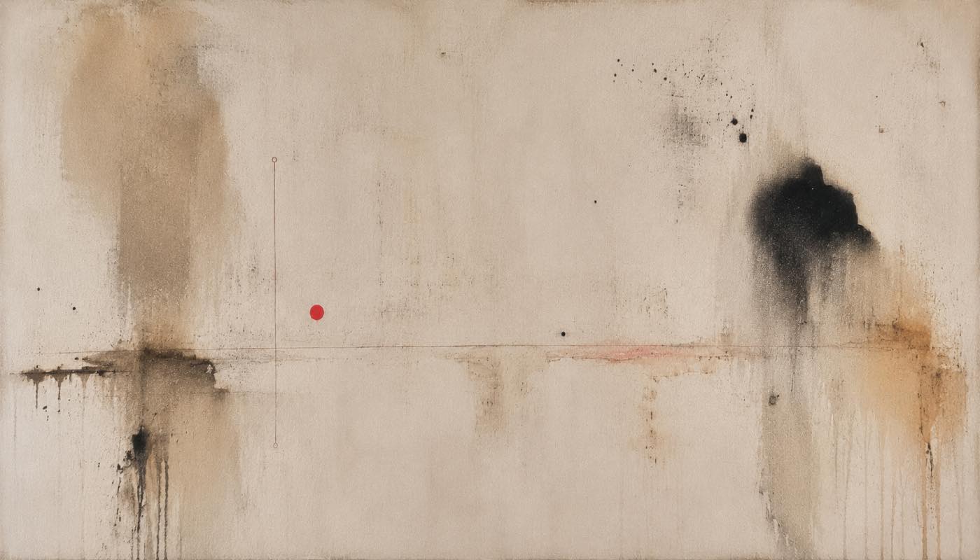 Punto de Equilibrio | Cuadro Abstracto Minimalista Canvas XL - Imagen 2