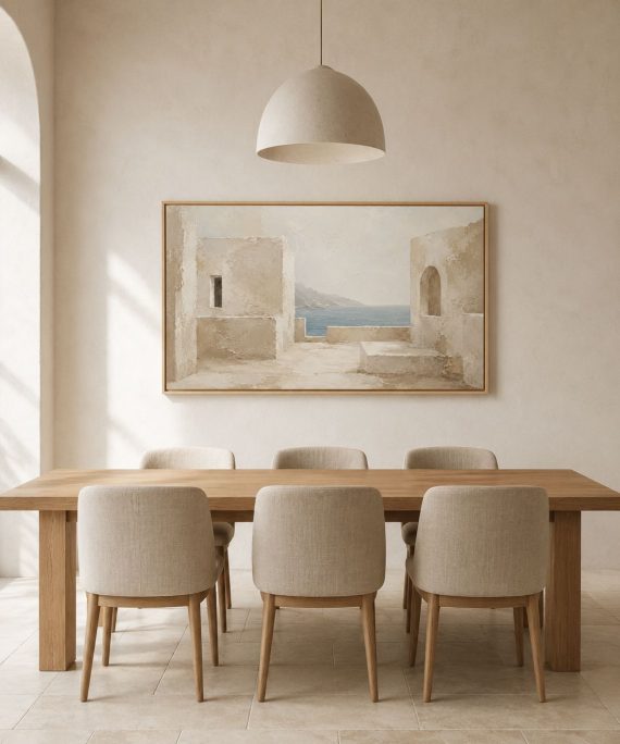 Ventana al Mediterráneo | Paisaje Costero Canvas XL